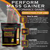 5 - Nakpro Perform Mass Gainer,  2.2 lb  Mango 