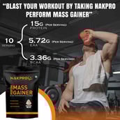 3 - Nakpro Perform Mass Gainer, 2.2 lb Chocolate Cream