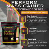5 - Nakpro Perform Mass Gainer,  2.2 lb  Chocolate (Pack of 2) 