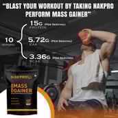 3 - Nakpro Perform Mass Gainer,  2.2 lb  Chocolate 