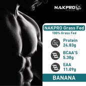 4 - Nakpro Grass Fed Whey Protein Concentrate,  2.2 lb  Banana 
