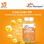 4 - Dr. Morepen Cod Liver Oil,  100 softgels 