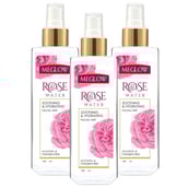 1 - Meglow Rose Water Spray,  100 ml  for All Skin Types (Pack of 3) 