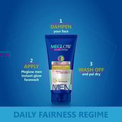 3 - Meglow Men Fairness Cream & Face Wash Combo,  2 Piece(s)/Pack  for All Skin Types 
