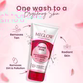 2 - Meglow Instant Glow Fairness Face Wash, 70 g for Skin Brightening & Luminizing (Pack of 3)
