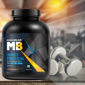 11 - MuscleBlaze Whey Protein,  4 lb  Rich Milk Chocolate 