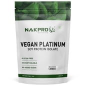1 - Nakpro Vegan Platinum Soy Protein Isolate,  1.1 lb  Unflavoured 