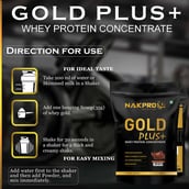 7 - Nakpro Gold Plus+ Whey Protein Concentrate, 2.2 lb Double Rich Chocolate