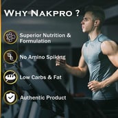 6 - Nakpro Gold Plus+ Whey Protein Concentrate,  2.2 lb  Coffee 