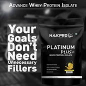 6 - Nakpro Platinum Plus+ Whey Protein Isolate, 2.2 lb Mango