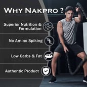 5 - Nakpro Platinum Plus+ Whey Protein Isolate,  2.2 lb  Double Rich Chocolate 