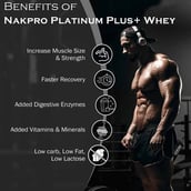 4 - Nakpro Platinum Plus+ Whey Protein Isolate, 2.2 lb Mango