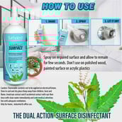 6 - Naturyz Multi Purpose Surface Disinfectant Spray, Alcohol based 500 ml for Car, Home & Office