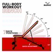 3 - SLOVIC Fitness Bench for Home Gym