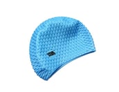 VIVA Sports Rain Drop Swimming Cap,  Sky Blue 