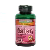 Nature's Bounty Triple Strength Natural Cranberry With Vitamin C, 60 softgels