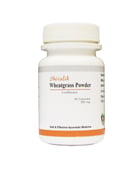 Shivalik Herbals Wheatgrass Powder- Triticum Sativum, 60 capsules
