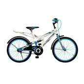 SK Bikes Woody Shox,  Blue with White 