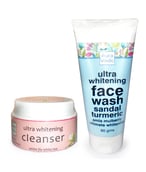 Auravedic Ultra Whitening Cleanser,  130 g  Face Wash Pack 