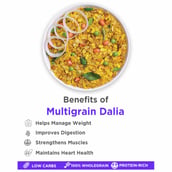 4 - True Elements Ready-To-Cook Multigrain Dalia, Indore Masala 500 g