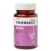 1 - TrueBasics Biotin 10000 mcg, 60 tablet(s) Unflavoured