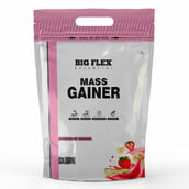 1 - Big Flex Essential Mass Gainer, 6.6 lb Strawberry Banana