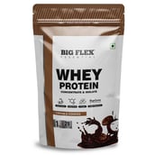 1 - Big Flex Essential Whey Protein Concentrate & Isolate,  2.2 lb  Cream & Cookies 