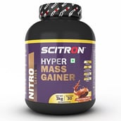 1 - Scitron Hyper Mass Gainer, 6.6 lb Milk Chocolate