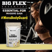 7 - Big Flex Essential Mass Gainer, 2.2 lb Kesar Badam Pack of 5