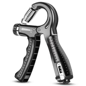 1 - Strauss Adjustable Hand Grip with Counter, Black