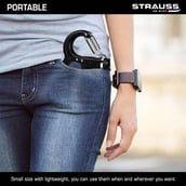 6 - Strauss Adjustable Hand Grip with Counter, Black