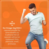 5 - Setu Omega : Veg DHA, 30 capsules