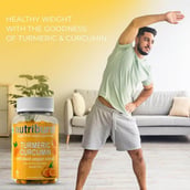 4 - Nutriburst Turmeric Curcumin - Pack of 2,  60 gummies 