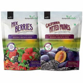 1 - NourishVitals Healthy Munching Combo, Mix Berries + California Pitted Prunes 2 Piece(s)/Pack