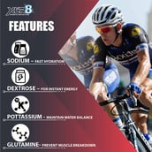 4 - XLR8 Isotonic Re Hydration Drink, 2.2 lb Guava
