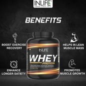 5 - INLIFE Whey Protein Powder, 4.4 lb Vanilla