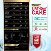 2 - Nutristar Ultra Premium Whey Protein, 4 lb Birthday Cake
