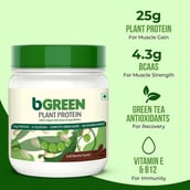 6 - bGREEN Plant Protein by MuscleBlaze OP, 1.1 lb Cafe Mocha