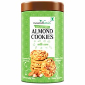 1 - NourishVitals Cookies, 0.120 kg Almond (Sugar Free)