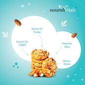 3 - NourishVitals Cookies, 0.120 kg Almond