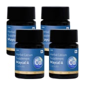 1 - Maycal-A Calcium Supplement,  10 capsules  Unflavoured (Pack Of 4) 