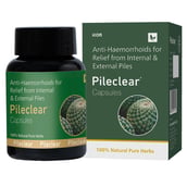 1 - Pileclear Anti-Haemorrhoids for Relief from Piles,  10 capsules 