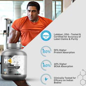 11 - MuscleBlaze Biozyme Performance Whey OP, 4.4 lb French Vanilla Crème