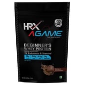 1 - HRX AGame Beginner's Whey Protein, 2 lb Belgian Chocolate