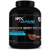 1 - HRX AGame Beginner's Whey Protein, 4.4 lb Belgian Chocolate