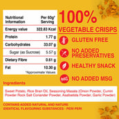 2 - Bagrrys Golden Sweet Potato, Peri Peri 60 g