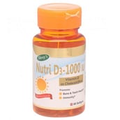 Shrey's Nutri D3 1000 (Vitamin D3), 60 softgels Unflavoured