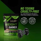 1 - MuscleXP Weight Gainer with Digestive Enzymes,  2.2 lb  Double Chocolate+Shaker 