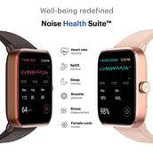 4 - Noise ColorFit Pro 4, Jet Black Free Size