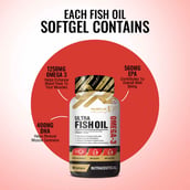 4 - MuscleXP Ultra Fish Oil Omega 3, 60 softgels
